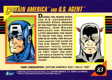 Marvel Universe Trading Cards - Series III (1992) - Page 166