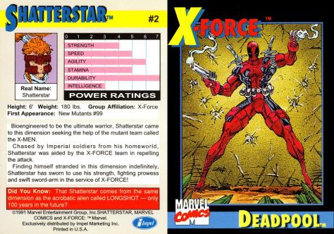 X-Force Promo Cards (1991) - Page 4