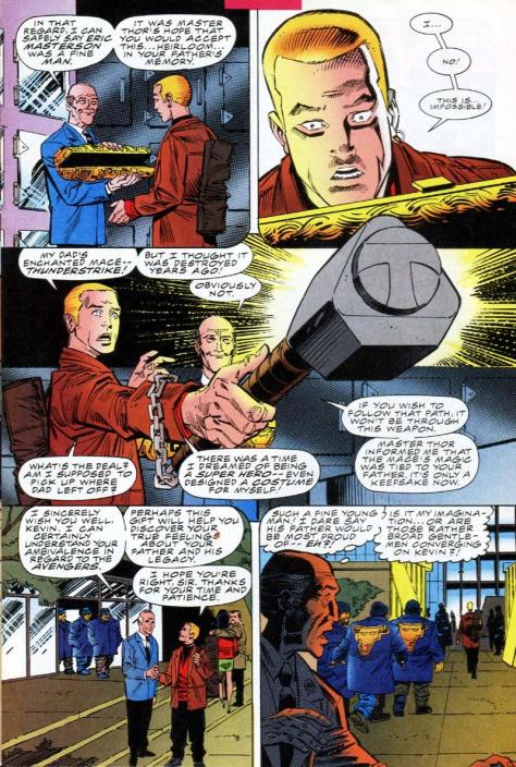 I don't feel so bad about my intense dislike for Thunderstrike since his own son seems to think he is shitty.