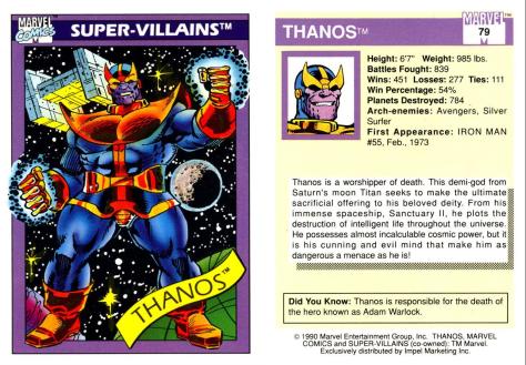Marvel Universe Trading Cards - Series I (1990) - Page 157