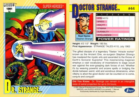 Marvel Universe Trading Cards - Series II (1991) - Page 87