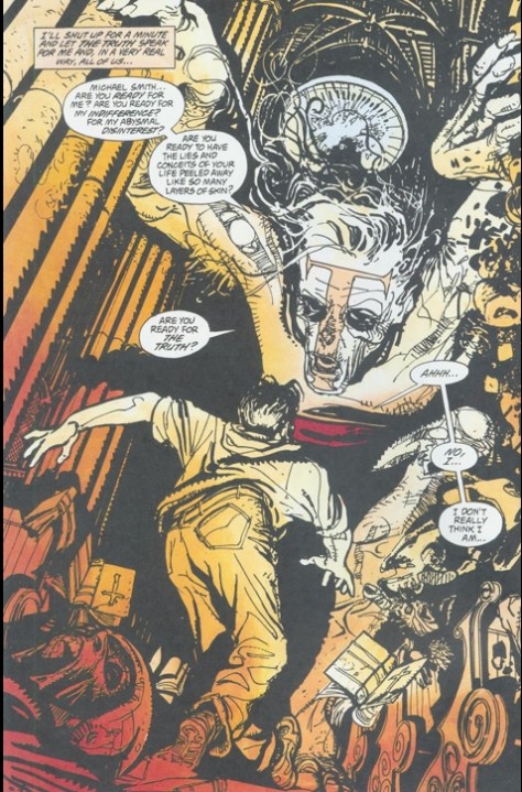 What did he think was going to happen if he went in there? That he would learn the truth about the Colonel's secret recipe or where Jimmy Hoffa's body is buried? Come on, man.