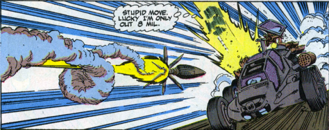 "Yep, no big, just an $8 million car. Maybe on the next mission I'll just drive my Battleyacht and encrust my skull shirt with diamonds."