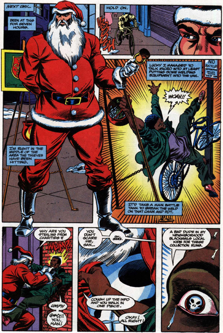 I would read a comic of nothing but the Punisher awkwardly making small talk as a bell ringer for seven hours.