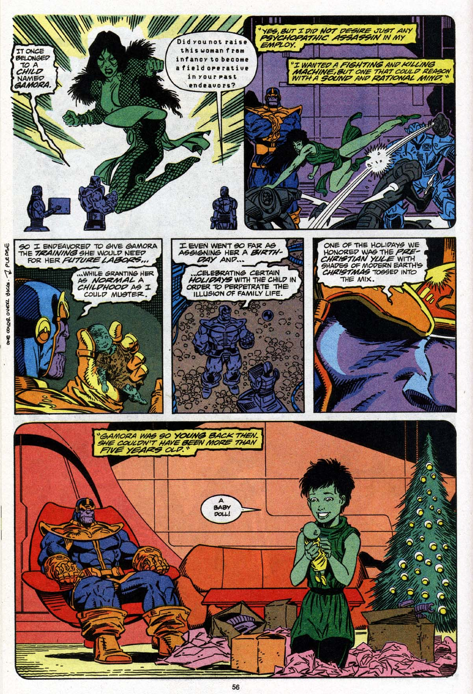 The birthdays and Christmas may be for Gamora's benefit, but those tea parties were all for Thanos.