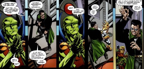 I wish John McCrea had drawn this issue, but look! Aztek!