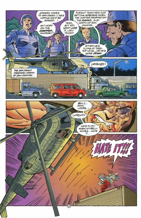 Not only did Bruut  land this helicopter on the big rig, but he then kicked the chopper into traffic.  If you say you have never wished you could kickj something large into traffic, you are a liar.