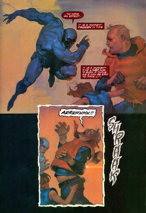 I have always imagined Ultron as voiced by Chris Latta, actor behind Starscream and Cobra Commander from back in the day. Constantly manic and angry for no apparent reason.