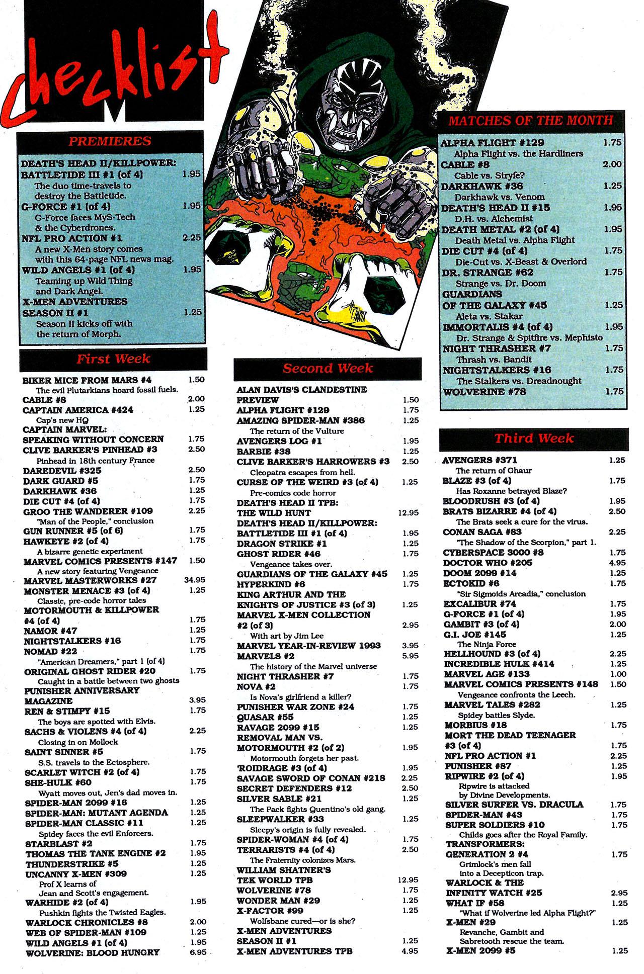 Marvel Age #132 (1994) - Page 29