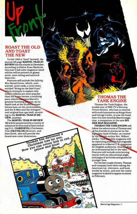 Marvel Age #132 (1994) - Page 3