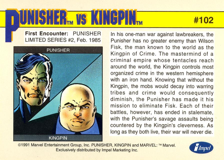 Marvel Universe Trading Cards - Series II (1991) - Page 204